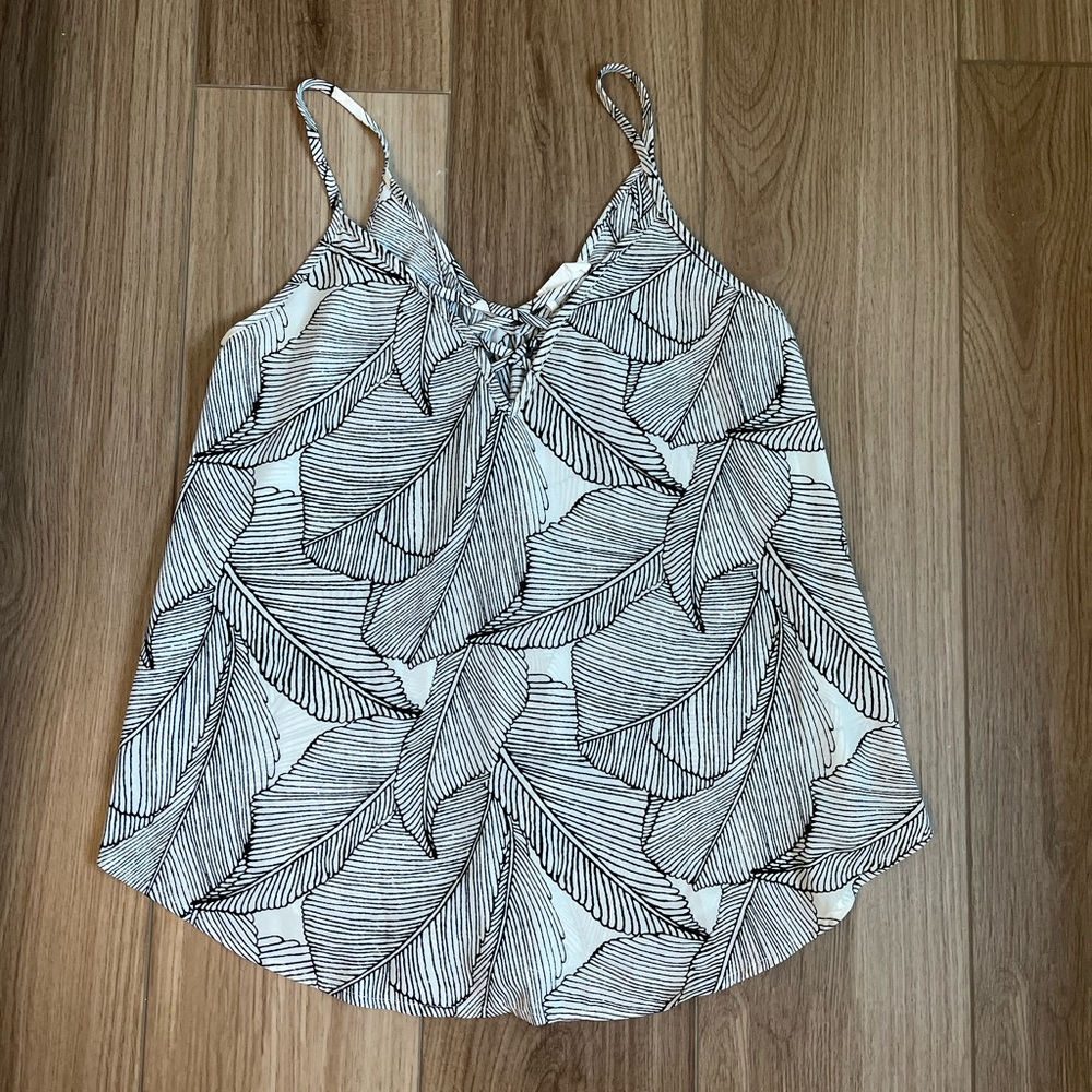 Sienna sky palm leaf top
